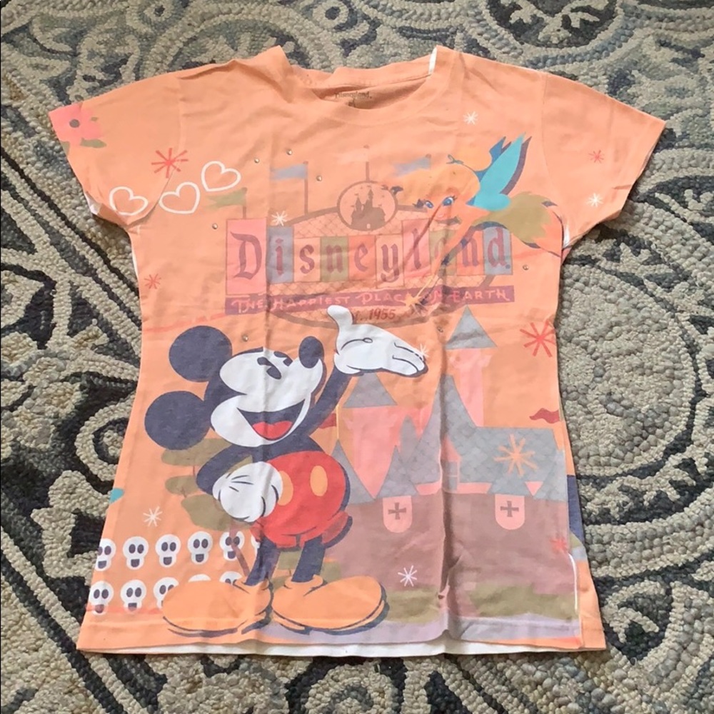 Adorable Disneyland Park cartoon shirt NWOT